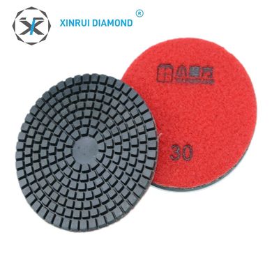 4 primeras almohadillas de pulido flexible de diamante húmedo para granito, mármol y cerámica profesional