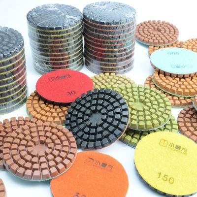 Pad de pulido de piso de diamante seco Nido de metal paquete peso bruto 0.740kg puede personalizar