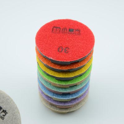 Pad para el pulido de granito húmedo con diamantes unidos a resina con herramientas abrasivas Xr