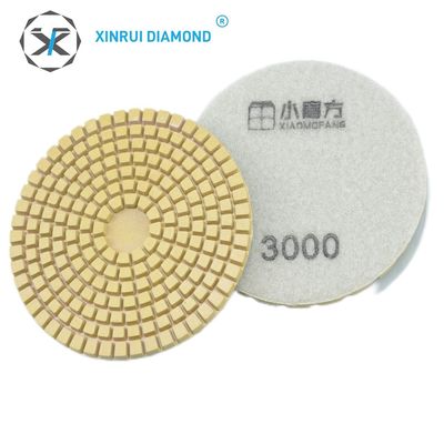 Xr Pad de pulido de diamantes de 3 pasos para pulido húmedo Grano de pulido tamaño 50 -3000 Para pulido de piedra