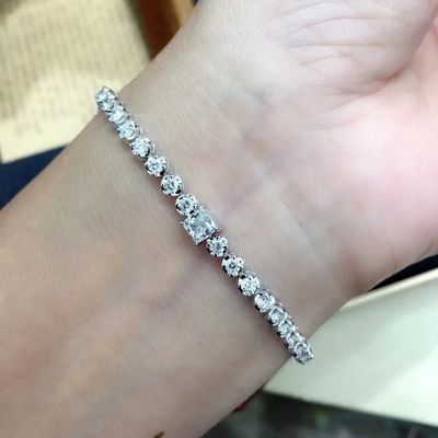 Decoración de pulseras de diamantes de forma redonda con moneda estadounidense