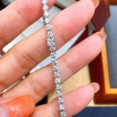 Decoración de pulseras de diamantes de forma redonda con moneda estadounidense