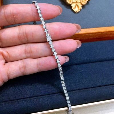 Decoración de pulseras de diamantes de forma redonda con moneda estadounidense