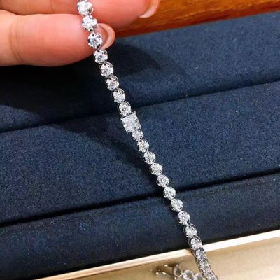 Decoración de pulseras de diamantes de forma redonda con moneda estadounidense