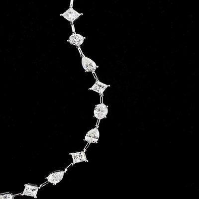 14K Brilliance Lab Hombre adulto hecho con diamantes Brazaletes Estilo de moda estrella