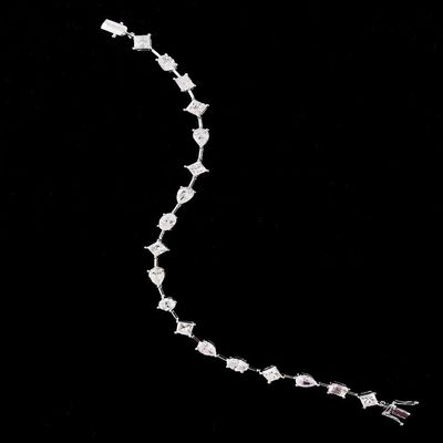 14K Brilliance Lab Hombre adulto hecho con diamantes Brazaletes Estilo de moda estrella