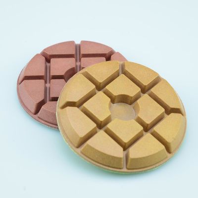 Pads de pulido de diamantes para el acabado profesional de superficies de moldeado por agua de mármol