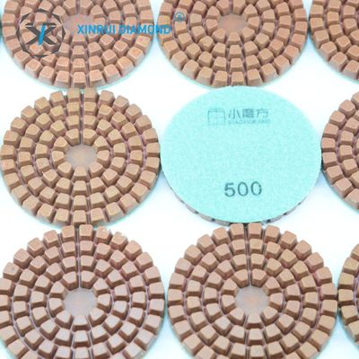 Polido de terrazo de alta velocidad y brillo con almohadilla de diamantes Xinrui para ser personalizado