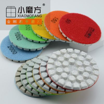 Xinrui W60-W40 Pad de pulido de diamantes gruesos con partículas finas 50-3000 partículas de concreto